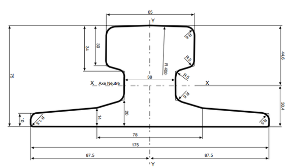 a65 rail drawing a65 rail drawing